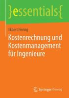 Kostenrechnung Und Kostenmanagement Fur Ingenieure 3658074728 Book Cover