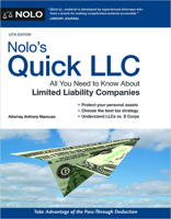 Nolo's Quick LLC: All You Need to Know About Limited Liability Companies 1413309291 Book Cover