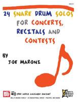 24 Snare Drum Solos for Concerts, Recitals and Contests 0786679395 Book Cover