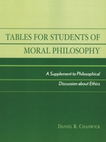 Tables for Students of Moral Philosophy: A Supplement to Philosophical Discussion About Ethics 0761827013 Book Cover