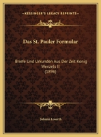 Das St. Pauler Formular 1167451260 Book Cover