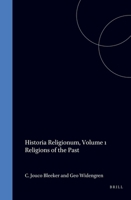 Historia Religionum: Handbook for the History of Religions-Religions of the Past 9004089284 Book Cover