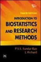 Introduction to Biostatistics and Research Methods 8120328760 Book Cover