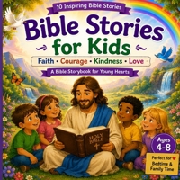Bible Stories for Kids: 10 Inspiring Stories of Faith, Courage, and God's Love with Beautiful Illustrations for Ages 4–8 B0H4R68NKQ Book Cover