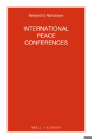 International Peace Conferences 9004245898 Book Cover