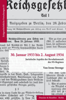 30. Januar 1933 Bis 2. August 1934: Juristische Aspekte Der Revolutionszeit Des Ns-Regimes 3428180488 Book Cover