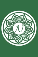 N: Initial N Monogram Notebook Journal Gift Circular Celtic Knot design (Celtic Knot Monogram Journals) 1673412165 Book Cover