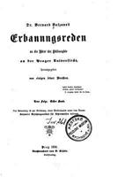 Erbauungsreden an Die H�rer Der Philosophie an Der Prager Universit�t 1530112753 Book Cover