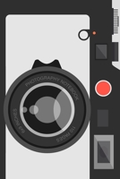 Photography Notebook [110 pages] [lined] [6x9]: Camera shape notebook for photographers, street photographers, travel photographers notepad writing log gift 1677168536 Book Cover