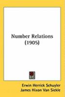 Number Relations 1164931385 Book Cover