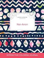 Adult Coloring Journal: Nar-Anon (Butterfly Illustrations, Rainbow Canvas) 1360955178 Book Cover