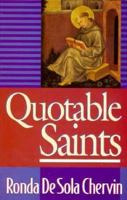 Quotable Saints 0892837330 Book Cover