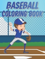 Baseball Coloring Book B092P9NS14 Book Cover