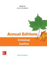 Annual Editions: Criminal Justice 1259892697 Book Cover