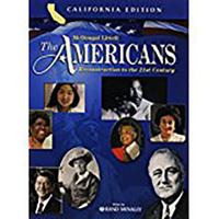 The Americans: Reconstruction to the 21st Century California Edition 061855713X Book Cover