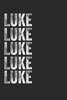 Name LUKE Journal Customized Gift For LUKE A beautiful personalized: Lined Notebook / Journal Gift, Notebook for LUKE,120 Pages, 6 x 9 inches , Gift ... Notebook,Customized Journal, The Diary of  LU 1678312401 Book Cover