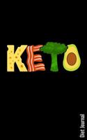 Keto Diet Journal: Blank Lined 120 Pages 5x8 - Keto Diet Notebook Ketogenic Diet Journal Fitness Gift for Men Women & Girls 1092249931 Book Cover