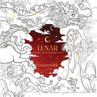 Lunar: A Zodiac Art & Coloring Book 0486854159 Book Cover