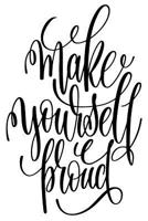 Make Yourself Proud: 6x9 College Ruled Line Paper 150 Pages 1096512262 Book Cover