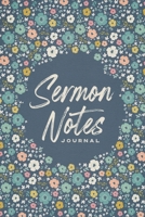 Sermon Notes Journal: An Inspiring Christian Worship Tool To Record, Remember And Reflect - Blue Meadow (Prompted Church Journals) 1659743389 Book Cover