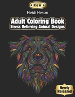 Adult Coloring Book: Stress Relieving Animal Designs - Adult Coloring Book Featuring Beautiful Forest Animals, Birds, Plants and Wildlife for Relaxation B08YQR6776 Book Cover