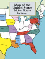 Map of the United States Sticker Picture 0486296709 Book Cover