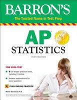 AP Statistics with Online Tests 1438011695 Book Cover