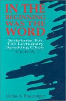 In the Beginning Was the Word 1556734379 Book Cover