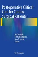 Postoperative Critical Care for Cardiac Surgical Patients 3662522411 Book Cover
