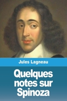 Quelques notes sur Spinoza 398881203X Book Cover