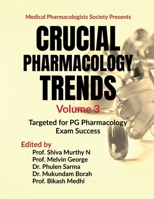 Crucial Pharmacology Trends (Volume 3): Targeted for PG Pharmacology Exam Success B0G4SBGW15 Book Cover