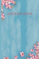 Address Book: Address Logbook Notebook/Journal In Alphabetic Order In Light Blue, Keep Track Of Addresses, Email, Phone, Birthdays and More, Alphabetical Organizer (6" x 9") 1677647272 Book Cover