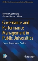 Governance and Performance Management in Public Universities: Current Research and Practice 3030856976 Book Cover
