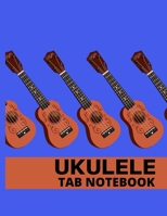 Ukulele Tab Notebook: Tablature Journal In Violet Colour For Musicians, Music Lovers And Ukulele Players 1661646727 Book Cover