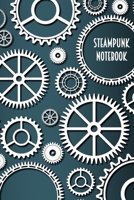 Steampunk Notebook: Simple Dot Grid Paper Notebook - Ideal for Your Daily Notes, Doodles, Sketches, Memories and Any Thoughts You Want to Write or Draw 1676250522 Book Cover