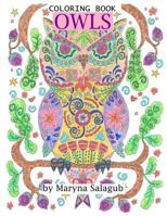 Owls coloring book 1984224069 Book Cover