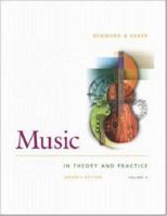 Music in Theory and Practice Vol 2 with Anthology CD 0697106381 Book Cover