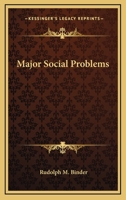 Major Social Problems 0548300518 Book Cover