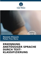 ERKENNUNG ANSTÖSSIGER SPRACHE DURCH TEXT-KLASSIFIZIERUNG (German Edition) 6208781868 Book Cover