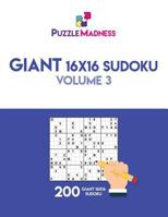 Giant 16x16 Sudoku: Volume 3 1978142560 Book Cover