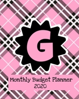 Monthly Budget Planner 2020: Income & Expenses Tracker 1707989001 Book Cover