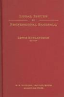 Legal Issues In Professional Baseball 1930901992 Book Cover