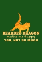 My Bearded Dragon Makes Me Happy You, Not So Much?: Funny Bearded Dragons Gift For Animal And Reptile Lovers - Notebook, Planner Or Journal | Size 6 x ... To Write In for School, Kids & Students 1696173159 Book Cover