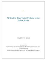 Air Quality Observation Systems in the United States 1502945940 Book Cover