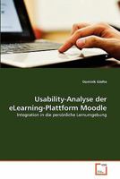 Usability-Analyse der eLearning-Plattform Moodle: Integration in die persönliche Lernumgebung 3639339568 Book Cover