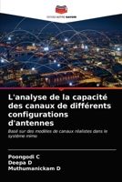 L'analyse de la capacité des canaux de différents configurations d'antennes 6203229776 Book Cover