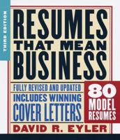 Resumes That Mean Business 0375704698 Book Cover
