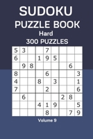 Sudoku Puzzle Book Hard: 300 Puzzles Volume 9 B08CWG46DG Book Cover