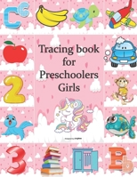 Tracing Book For Preschoolers Girls: Practice for Girls , alphabet's Tracing, Letters, words, and sentences . Fun activity book for Girls B08N3X67QH Book Cover