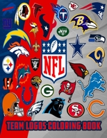 NFL team logos coloring book: NFL Clubs logos coloring book for kids and adults B08HGPYZ2V Book Cover